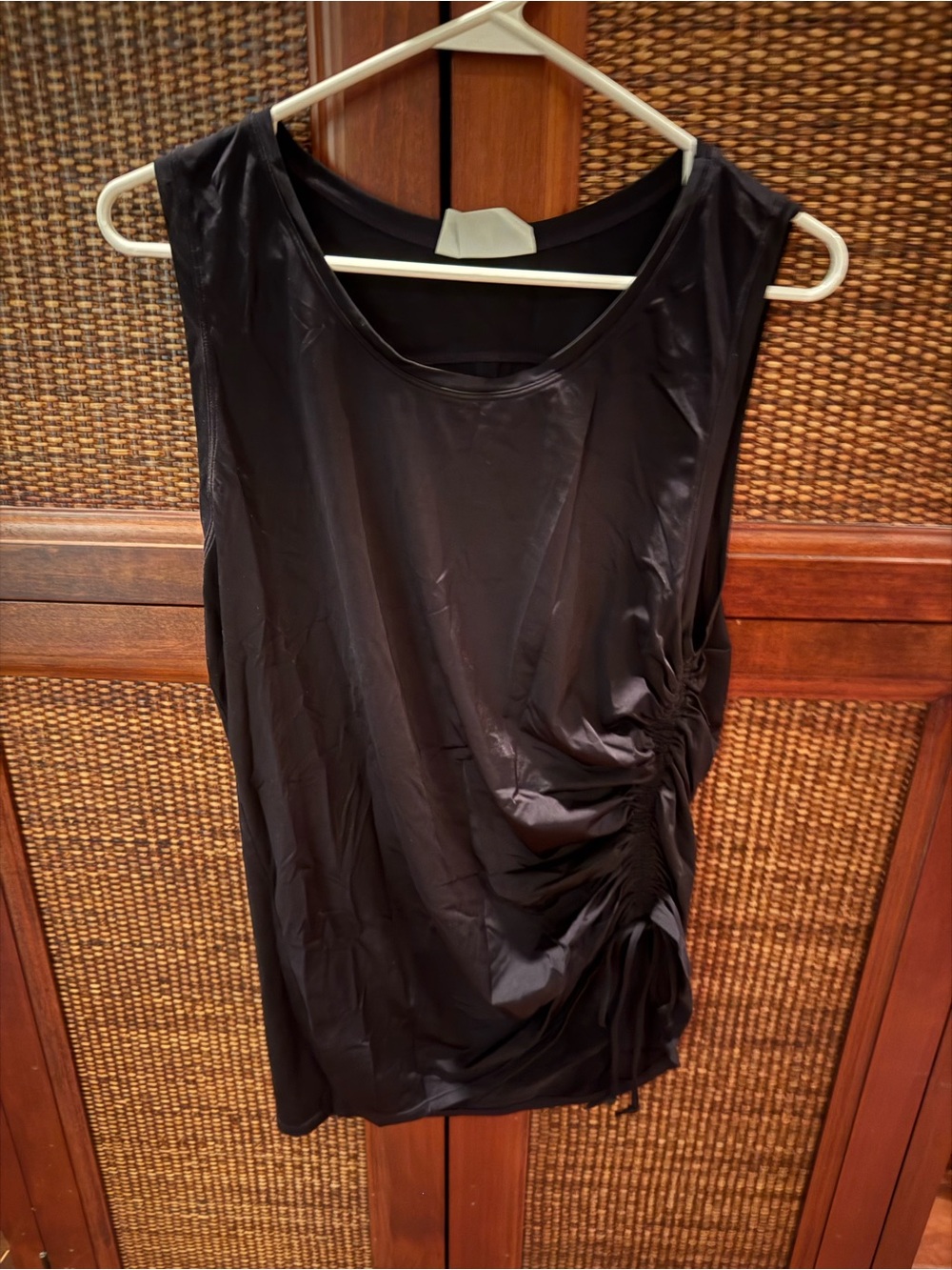 Athleta Swim Shirt Black Sz L